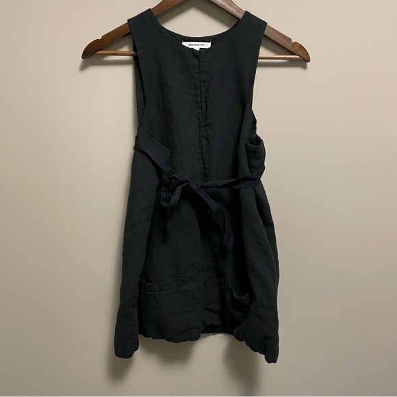 Emerson Fry Sleeveless Black Linen Dress Women's Small - Picture 2 of 12